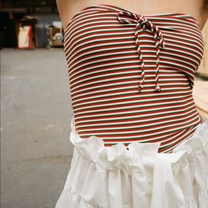 Maryam Nassir Zadeh Caesar Tube Top